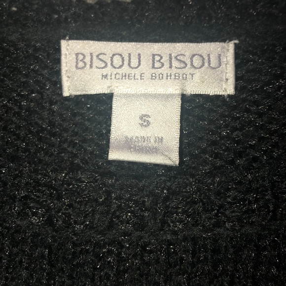 Small black and white high low sweater - Picture 7 of 7